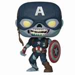 What If...? - Bobble Head Funko Pop N°949 : Zombie Captain America le palais des goodies