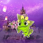 Disney - Raiponce - Pin's Pascal fleur OE le palais des goodies