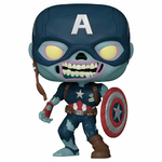 What If...? - Bobble Head Funko Pop N°941 : Zombie Captain America le palais des goodies