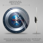 Marvel - Captain America : Horloge murale N