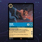 Disney Lorcana TCG : Carte "Scar" (158/204) le palais des goodies