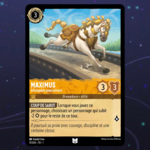 Disney Lorcana TCG : Carte "Maximus" (carte 11/204) le palais des goodies