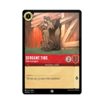 Disney Lorcana TCG : Carte Sergent Tibs FOIL (124/204) le palais des goodies