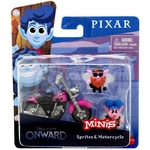 Disney : Pixar Onward Minis Sprites & Motorcycle Figure 2-Pack