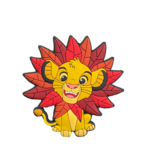 Disney - Le roi lion : Magnet Simba feuilles - l palais des goodies