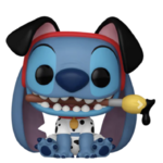 Disney - Funko Pop N°1462 : Figurine Stitch en costume de Pongo - Disneyland Paris - les 101 dalmatiens - le palais des goodies