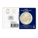 Monnaie 2€ commémorative Jeux Olympiques de Paris 2024 - Qualité BU Millésime 2021 - le Palais des Goodies
