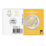 Monnaie 2€ commémorative Jeux Olympiques de Paris 2024 - Qualité BU Millésime 2021 - le Palais des Goodies