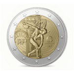 Monnaie 2€ commémorative Jeux Olympiques de Paris 2024 - Qualité BU Millésime 2022 - le palais des goodies