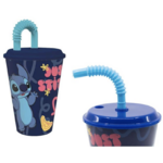 Disney - Lilo et Stitch : Verre paille Stitch - Disneyland Paris - kid - child - enfant - vaso - glass - le palais des goodies