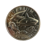 Jeton touristique - Aquarium de La Rochelle : Monnaie de Paris "poissons" monnaie de paris - médailleuses - jeton - le palais des goodies