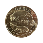 Jeton touristique - Aquarium de La Rochelle : Monnaie de Paris "méduses" monnaie - médailleuses de paris - jeton - le palais des goodies