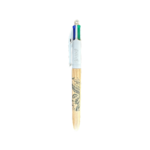 Terra Botanica : Stylo BIC 4 couleurs bois - crayon - pan - le palais des goodies