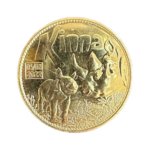 Jeton touristique - BioParc : Médaille "Naissance de Kinna" médaille - monnaie - le palais des goodies