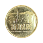 Jeton touristique - BioParc : Médaille Naissance de Sabu médaille - jeton - collector - le palais des goodies