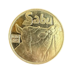 Jeton touristique - BioParc : Médaille "Naissance de Sabu" médaille - jeton - collector - le palais des goodies
