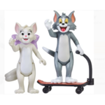 Tom et Jerry : Set de 2 figurines skateboarding