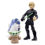 Star Wars - Toy Box : Figurine articulée Luke Skywalker, R2-D2 and Grogu