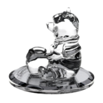 Disney - Winnie lOurson : Figurine sur socle miroir - Disneyland Paris - disney parks - disney store - shop disney - le Palais des Goodies