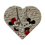 Disney - Mickey Mouse : Magnet coeur Paris - disneyland - disneyland paris - disney parks - Disney Store - shop disney - le palais des goodies