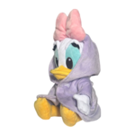 vDisney - Daisy Duck : Peluche bébé capuche - disneyland - disneyland paris - disney paerks - disney store - shop disney - le palais des Goodies