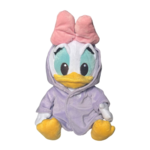 Disney - Daisy Duck : Peluche bébé capuche - disneyland - disneyland paris - disney paerks - disney store - shop disney - le palais des Goodies