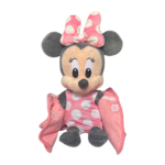 Disney - Minnie Mouse : Peluche bébé capuche - disneyland - disneyland paris - disney parks - disney stire - snop disney - le palais des goodies