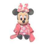 Disney - Minnie Mouse : Peluche bébé capuche - disneyland - disneyland paris - disney parks - disney stire - snop disney - le palais des goodies