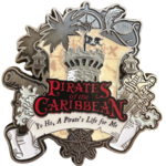 Disney - Pirates des Caraïbes : Magnet attraction - disneyland - Disneyland Paris - Disney Store - disney parks - shop disney - le palais des goodies