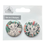 Disney - Le roi lion : Lot de 2 badges - disneyland - Disneyland Paris - Disney parks - disney store - shop disney - le palais des goodies