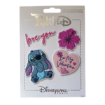 Disney - Lilo et Stitch : Lot de 4 patchs autocollants - disneyland - Disneyland Paris - disney parks - disney store - shop disney - le Palais des Goodies