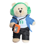 Starbucks : Peluche Ourson Rétro Vibes - le palais des goodies