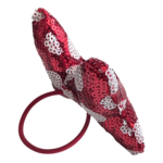 Disney - Minnie Mouse : Élastique cheveux avec nœud XL à sequins rouges - disneyland ) disneyland paris - disney parks - disney store -shop disney - le palais des goodies