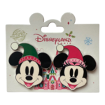 Disney - Mickey Mouse : Set de 2 pins noël - disneyland - disneyland paris - disney parks - disney store - shop disney - le palais des goodies
