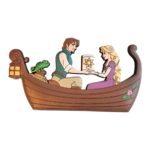 Disney - Raiponce : Magnet scène romantique - disneyland - disneyland paris - disney parks - disney store - shop disney - le palais des goodies
