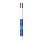 Olympique de Marseille : Stylo Bic 4 couleurs (Droit au but) - le palais des goodies