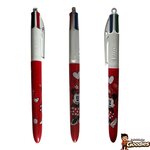 Disney - Lilo et Stitch : Lot de 2 Bic 4 couleurs Love