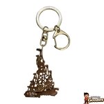 Disney - Château : Porte-clés dentelle doré