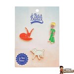Le petit Prince : Lot de 3 pins émaillés (classic)