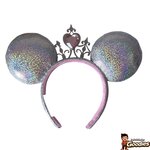 Disney - Minnie Mouse : Serre-tête oreilles pailleté tiare