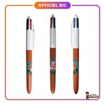 Roland-Garros : Stylo BIC 4 couleurs terre battue
