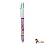Disney - La Belle et la Bête : Stylo BIC 4 couleurs Belle