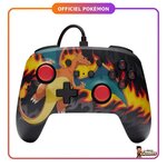 Pokémon - Nintendo Switch : Manette filaire Dracaufeu Firestorm