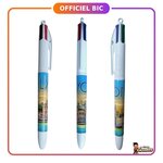 Lyon : Stylo BIC 4 couleurs panorama de la ville