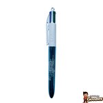 Lyon - Notre-Dame de Fourvière : Stylo BIC 4 couleurs bleu métallisé
