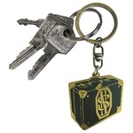 Bêtes fantastiques valise de pendentif clés Newt imprimé, or:noir, métal, emballage blister.