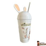 Futuroscope - Les lapins crétins : Gobelet paille