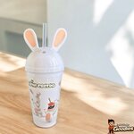 Futuroscope - Les lapins crétins : Gobelet paille