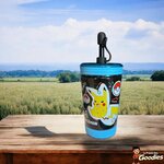 Pokémon - Bouteille avec paille Pikachu