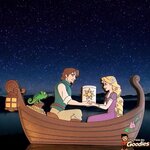 Disney - Raiponce : Magnet scène romantique
